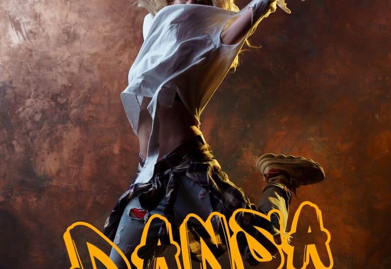 Ballarina en el cartell de l'escola, anunciant el dia internacional de la dansa a #Solsona #Solsonès